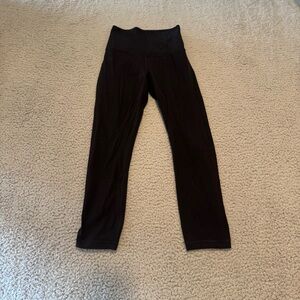 Lululemon Align High Rise Crop Pant 21” Leggings Womens Size 2 Color Black